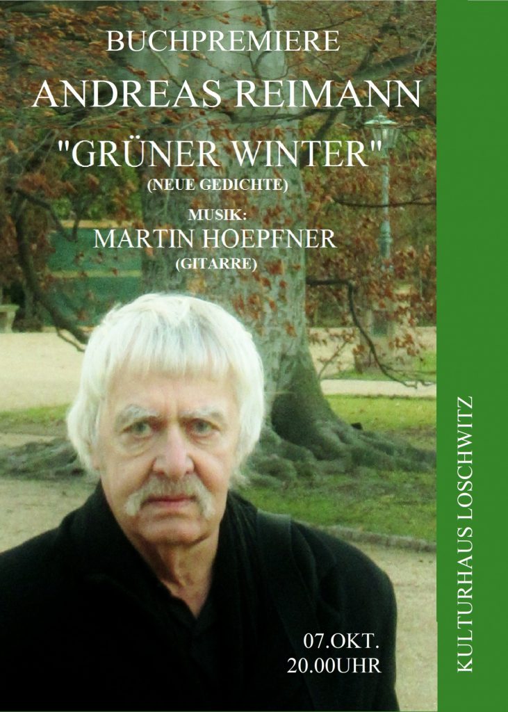 Buchpremiere Gruener Winter.